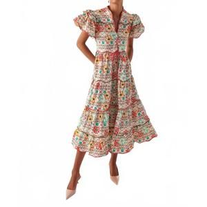 NEW CELIA B baba island dress in multi